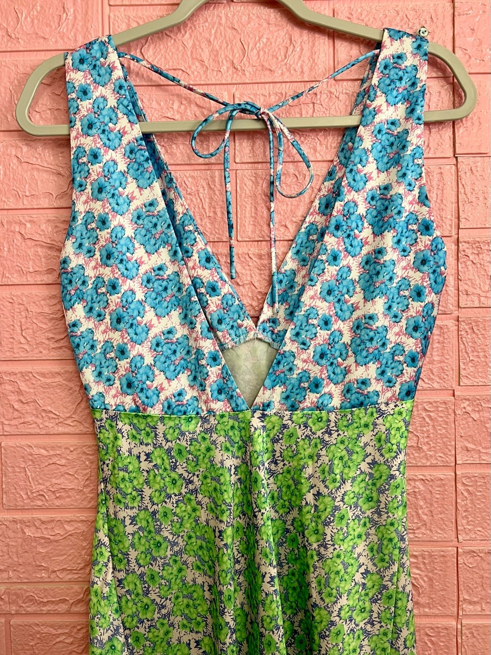 Verge Girl Floral V-Neck Slip Maxi Dress - Picture 12 of 16